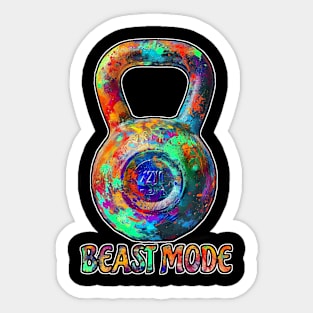 Beast Mode Kettlebell Sticker